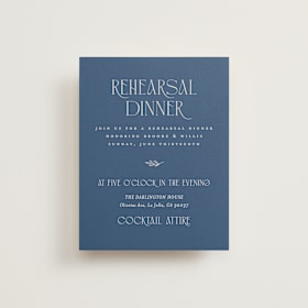 Rehearsal Dinner Cards