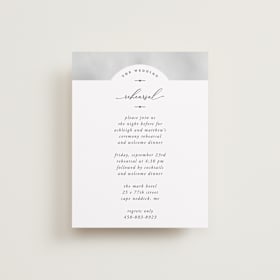 Rehearsal Dinner Cards