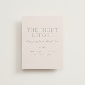 Rehearsal Dinner Cards