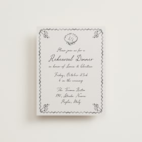 Rehearsal Dinner Cards