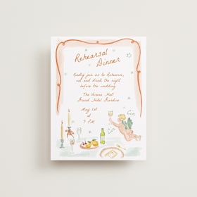 Rehearsal Dinner Cards
