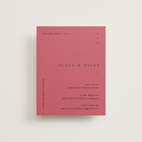 Rehearsal Dinner Cards