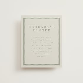 Rehearsal Dinner Cards