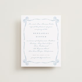 Rehearsal Dinner Cards