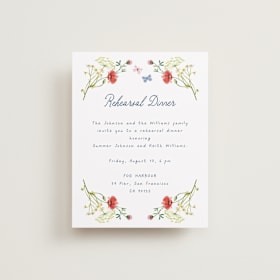 Rehearsal Dinner Cards
