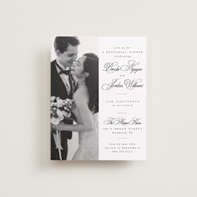 Rehearsal Dinner Cards