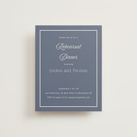 Rehearsal Dinner Cards
