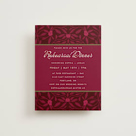 Rehearsal Dinner Cards
