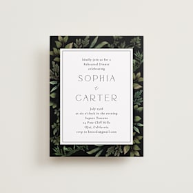Rehearsal Dinner Cards
