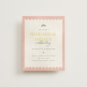 Rehearsal Dinner Cards
