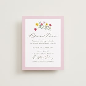 Rehearsal Dinner Cards
