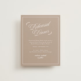 Rehearsal Dinner Cards