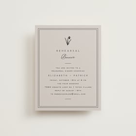 Rehearsal Dinner Cards