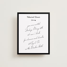 Rehearsal Dinner Cards