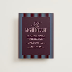 Rehearsal Dinner Cards