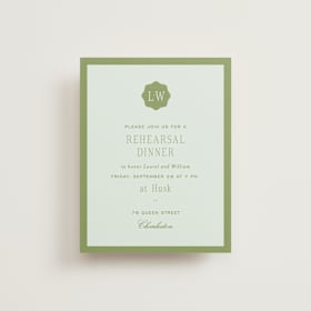 Rehearsal Dinner Cards
