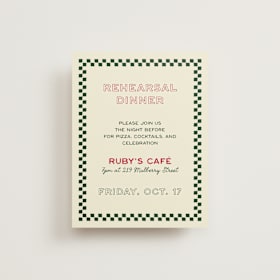 Rehearsal Dinner Cards