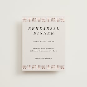 Rehearsal Dinner Cards