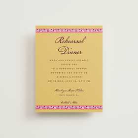Rehearsal Dinner Cards