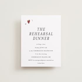 Foil-Pressed Rehearsal Dinner Cards