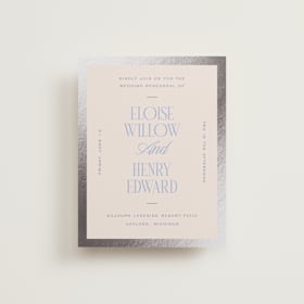 Foil-Pressed Rehearsal Dinner Cards