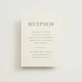 Reception Cards