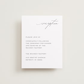 Reception Cards
