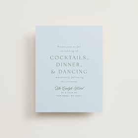 Reception Cards