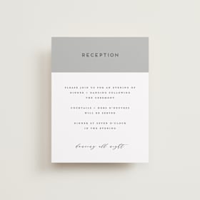 Reception Cards