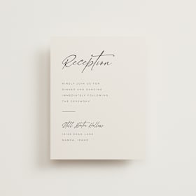 Reception Cards
