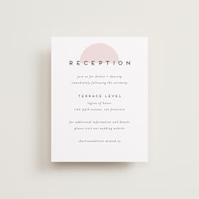 Reception Cards