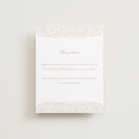 Reception Cards