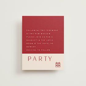 Reception Cards