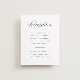 Reception Cards