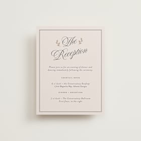 Reception Cards