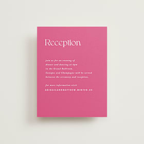 Reception Cards