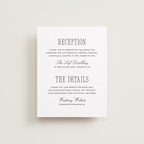 Reception Cards