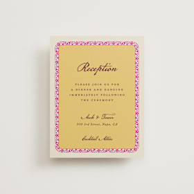 Reception Cards