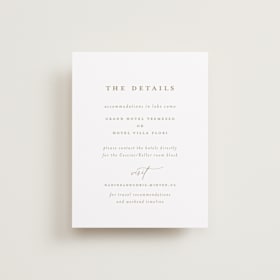 Reception Cards