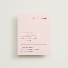 Reception Cards