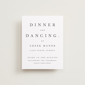 Reception Cards