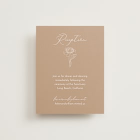 Reception Cards