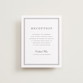 Reception Cards