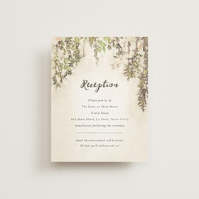 Reception Cards