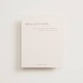Reception Cards