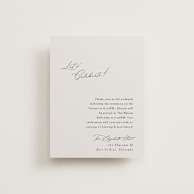 Reception Cards