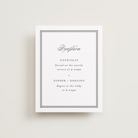 Reception Cards