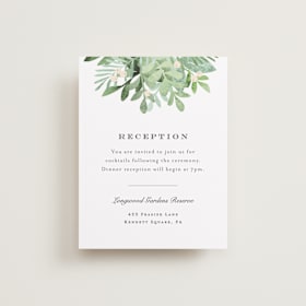 Reception Cards