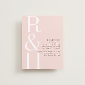 Reception Cards