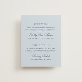 Reception Cards